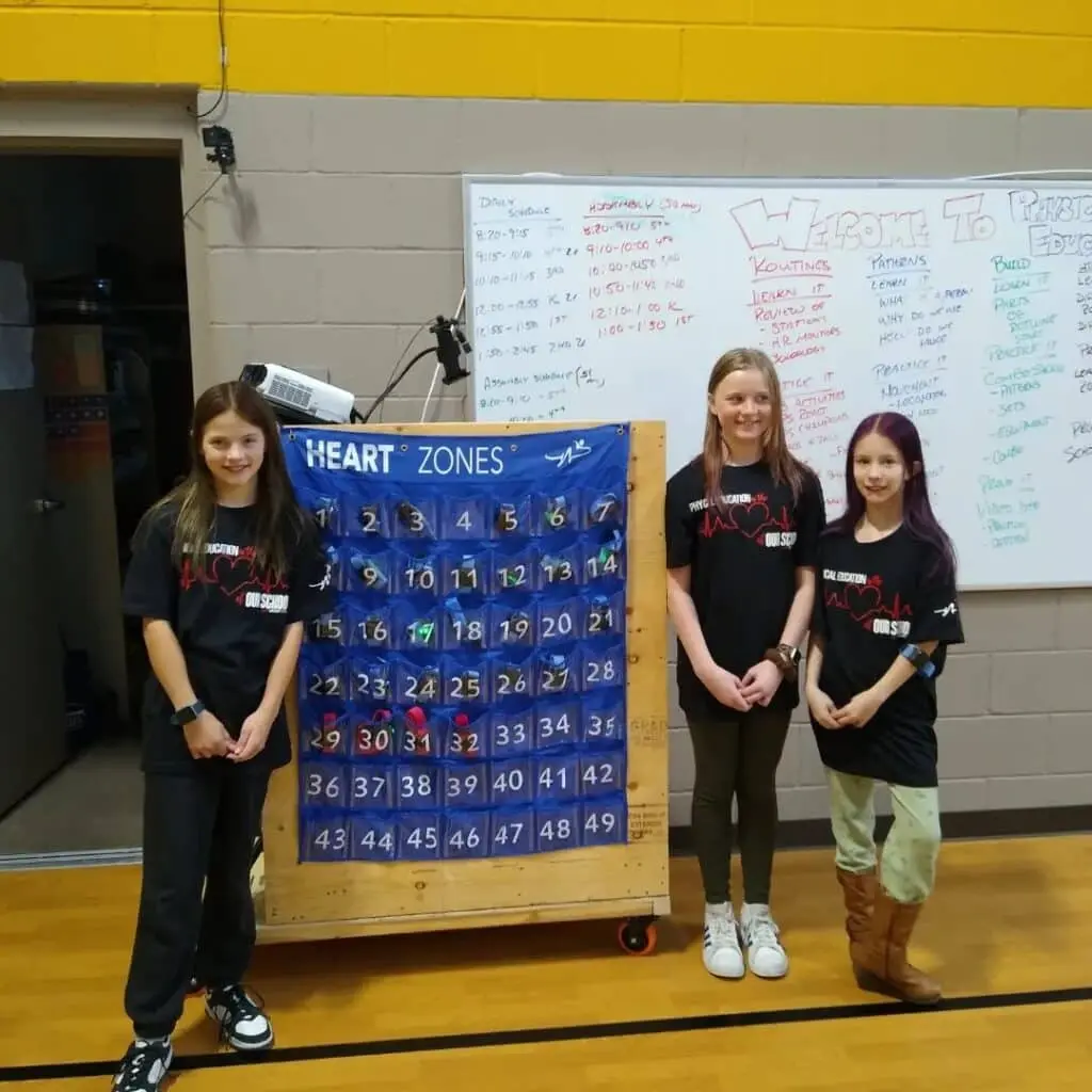Bennett Ranch Students with Heart Zones