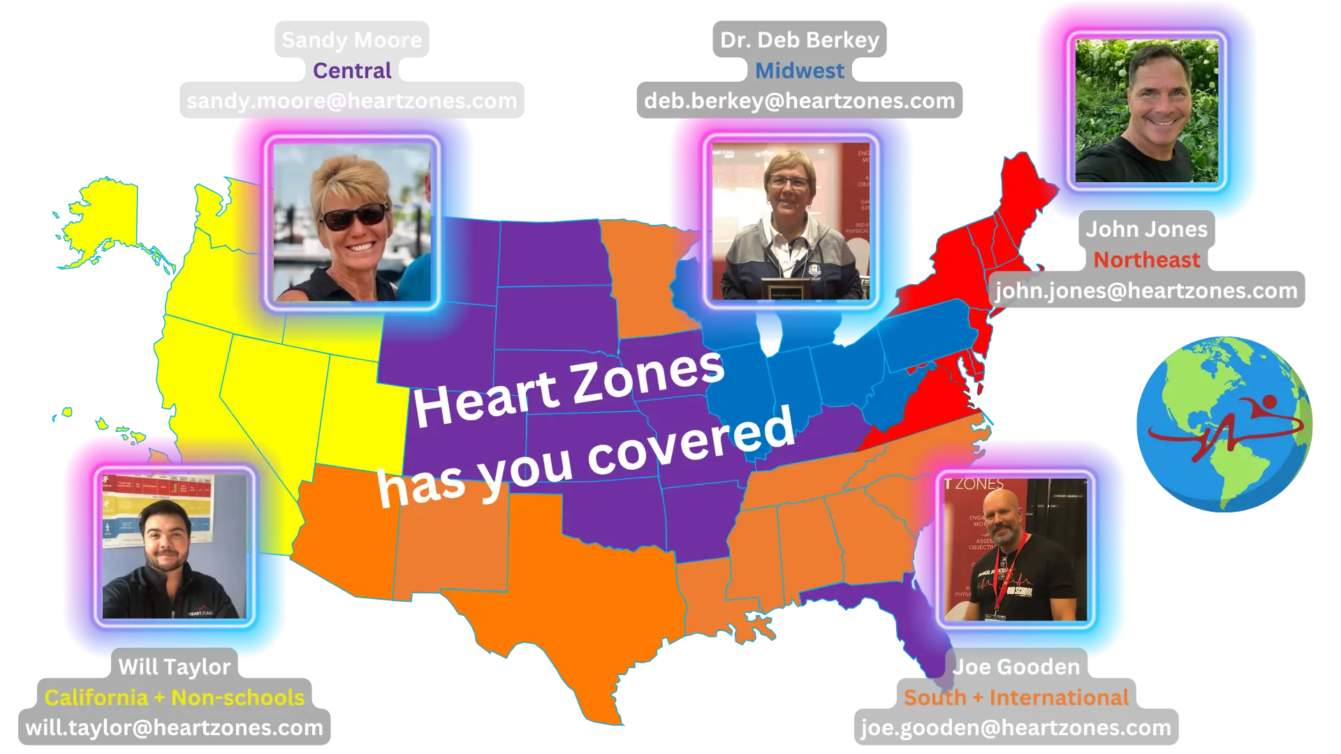 Regional Account Manager Map