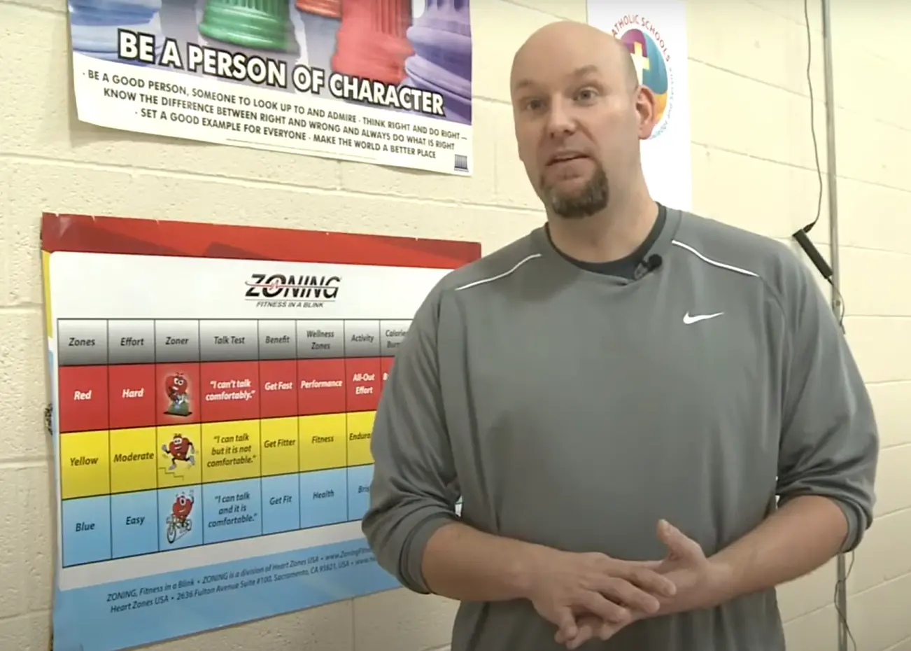 Heath Mueller at St. Matthews School