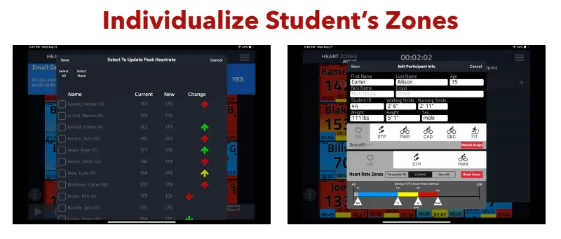 Save the Peak feature on Heart Zones Move