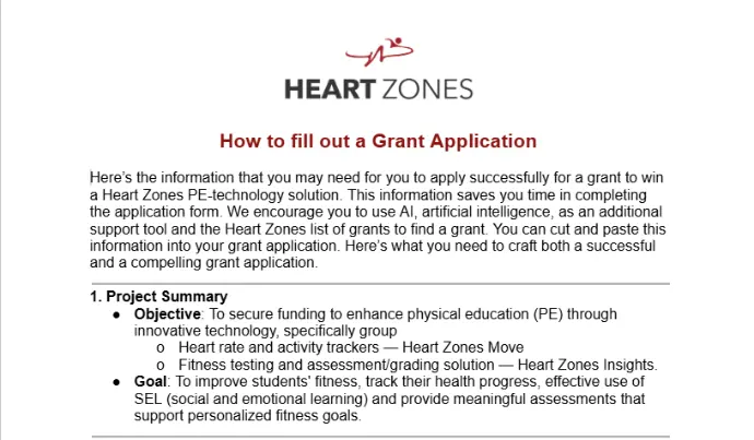 How to fill out a grant