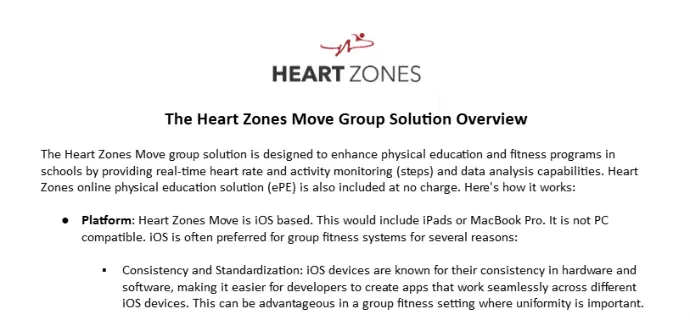 Heart Zones Move Breakdown