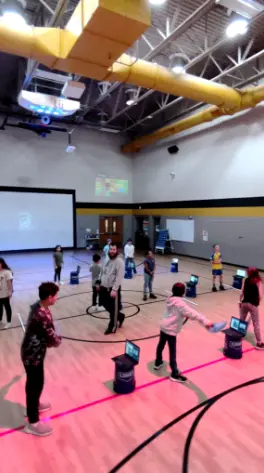 BRES students using Heart Zones