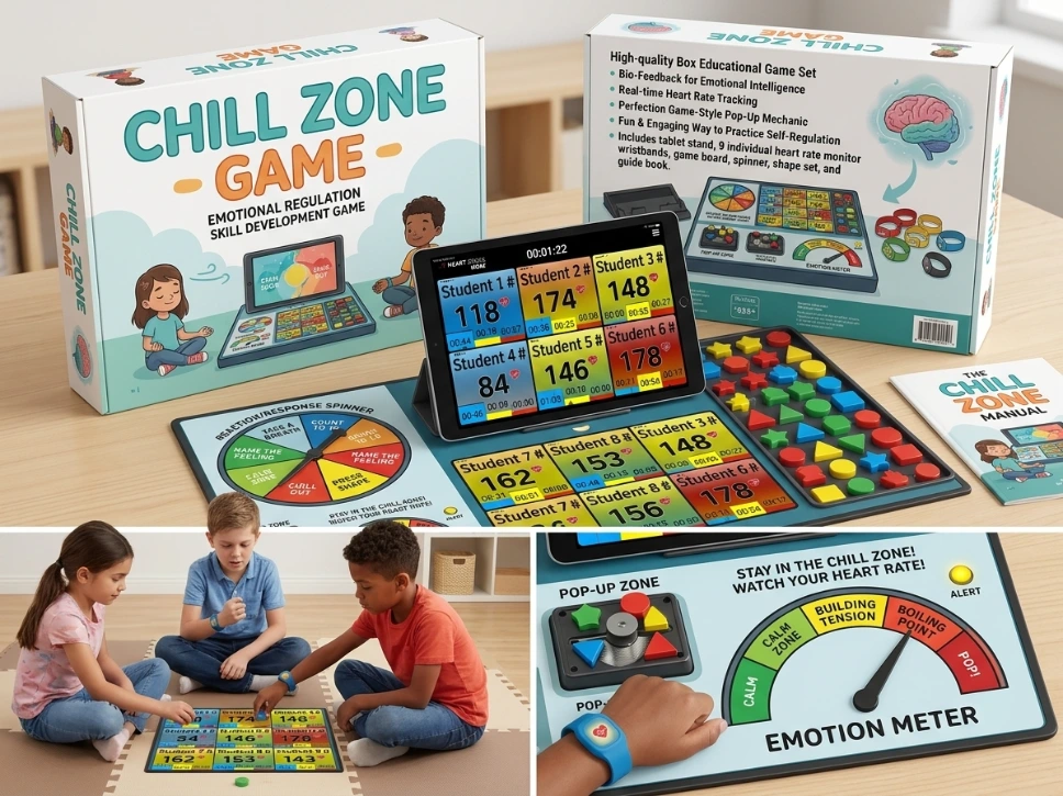 Chill Zone Game: Emotional Regulation Skill Development Game Bundle