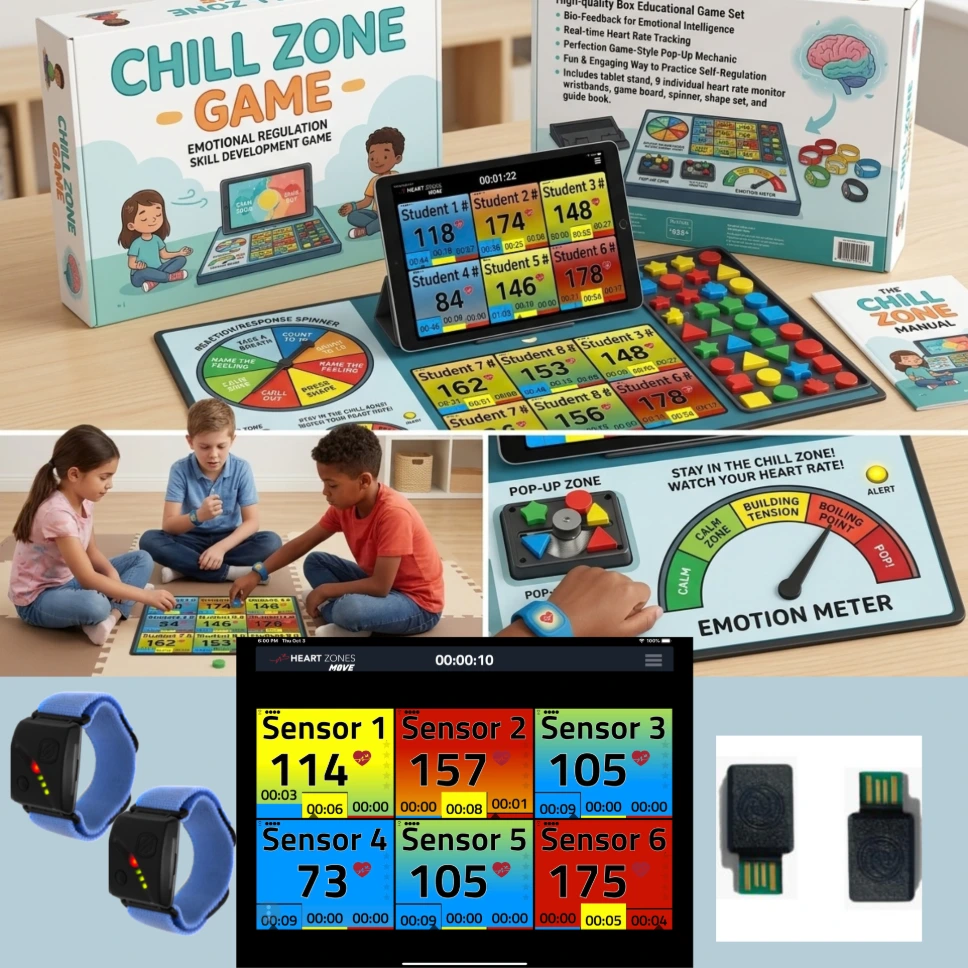 Chill Zone Game: Emotional Regulation Skill Development Game Bundle