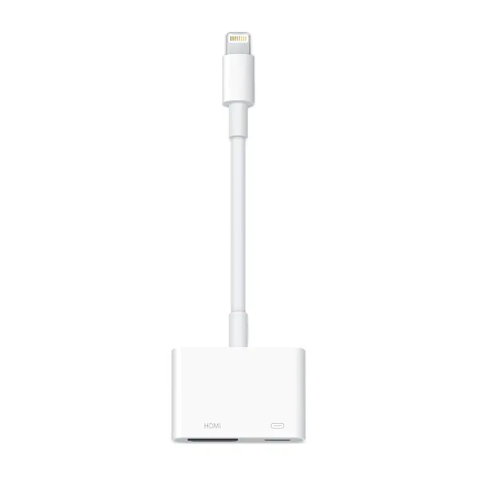 Lightning AV Adapter to connect the iPad to HDMI