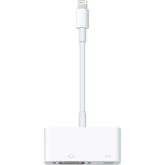 Lightning to VGA Adapter to connect the iPad to a Projector